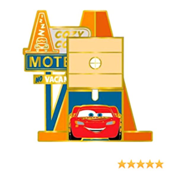 Loungefly: Pixar Cars Cozy Cone 3" Collector Box Pin - Picture 3 of 3